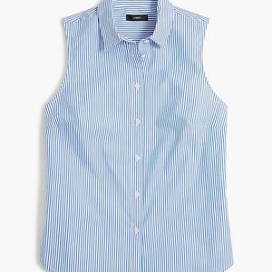 J Crew Banker Stripe Shirt